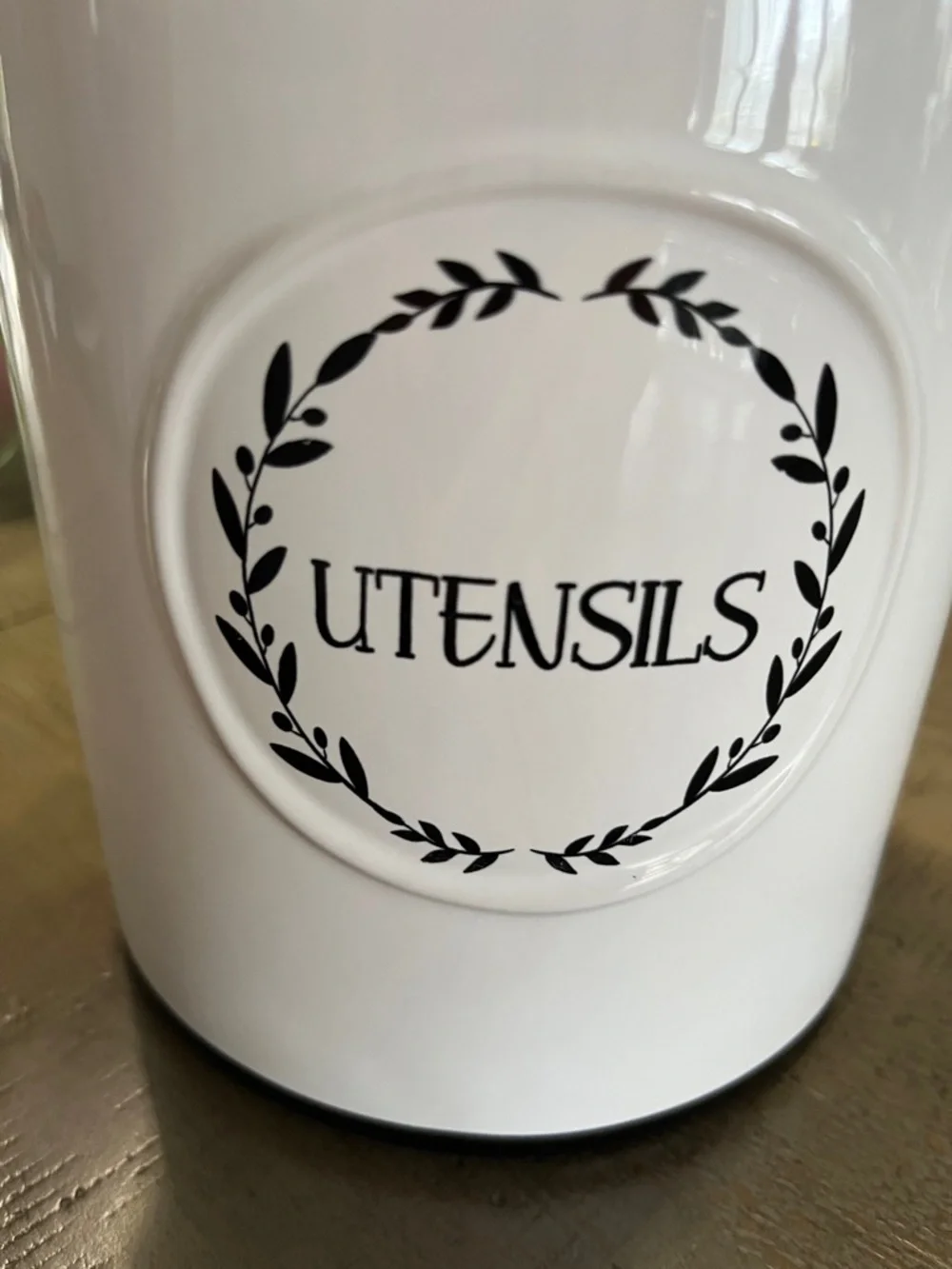 Ceramic Kitchen Utensil Jar